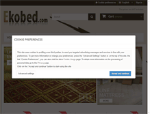 Tablet Screenshot of ekobed.com